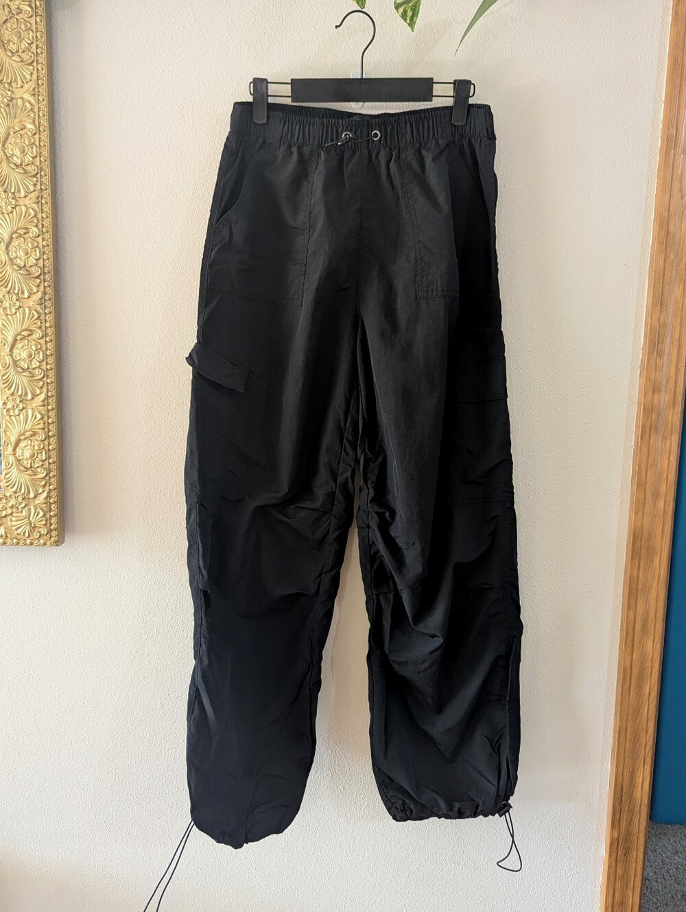 Y2K Nylon Cargo Joggers